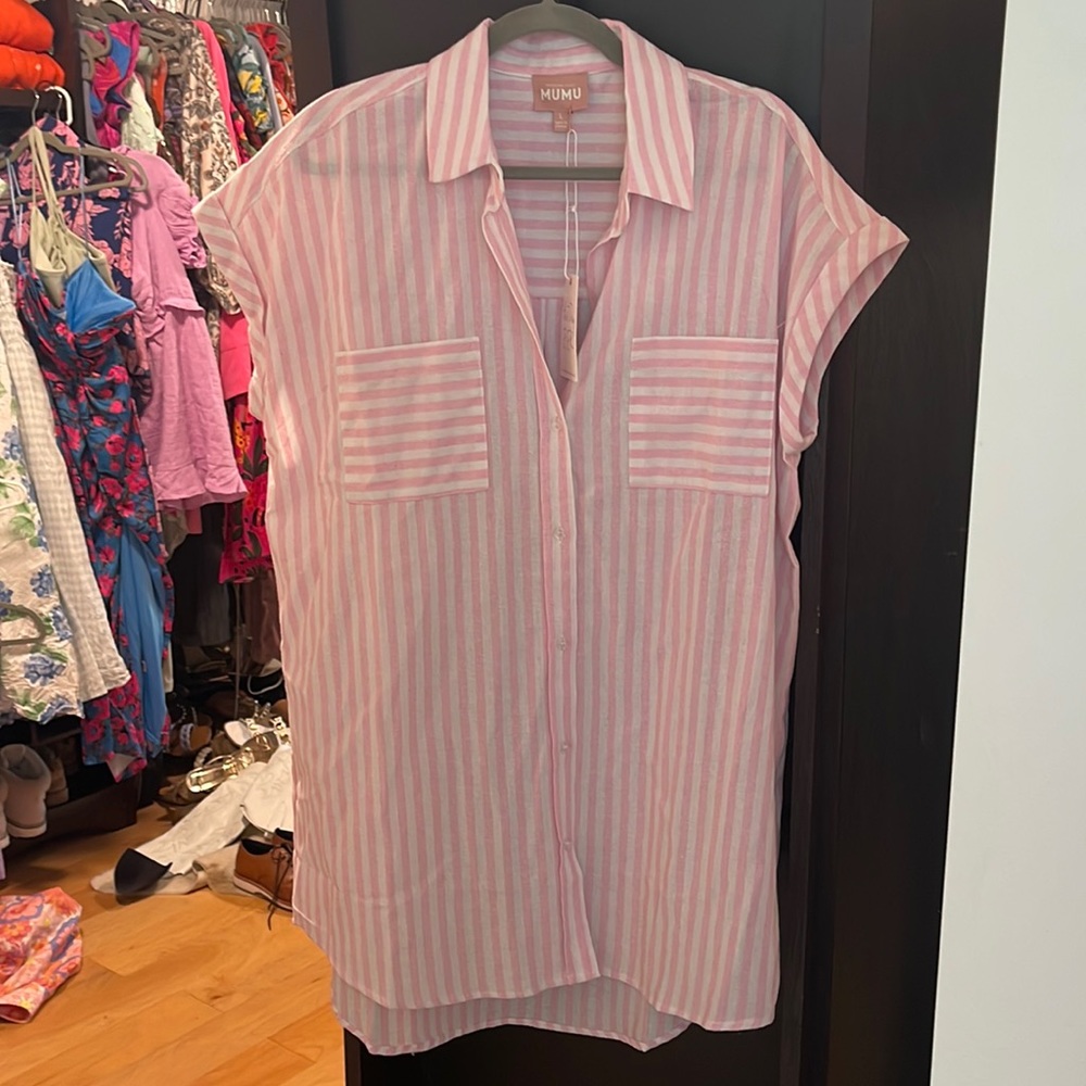 Show me your mumu button down top
